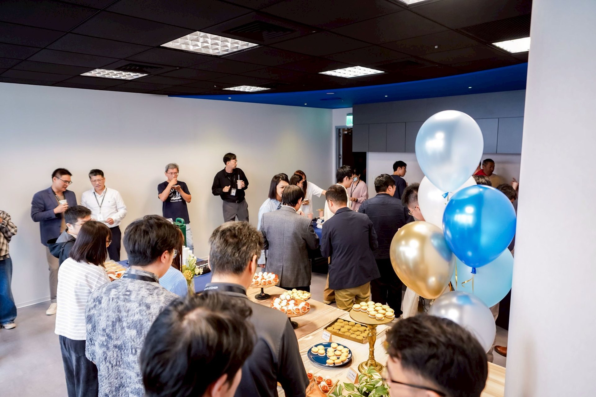 Opening event crowd